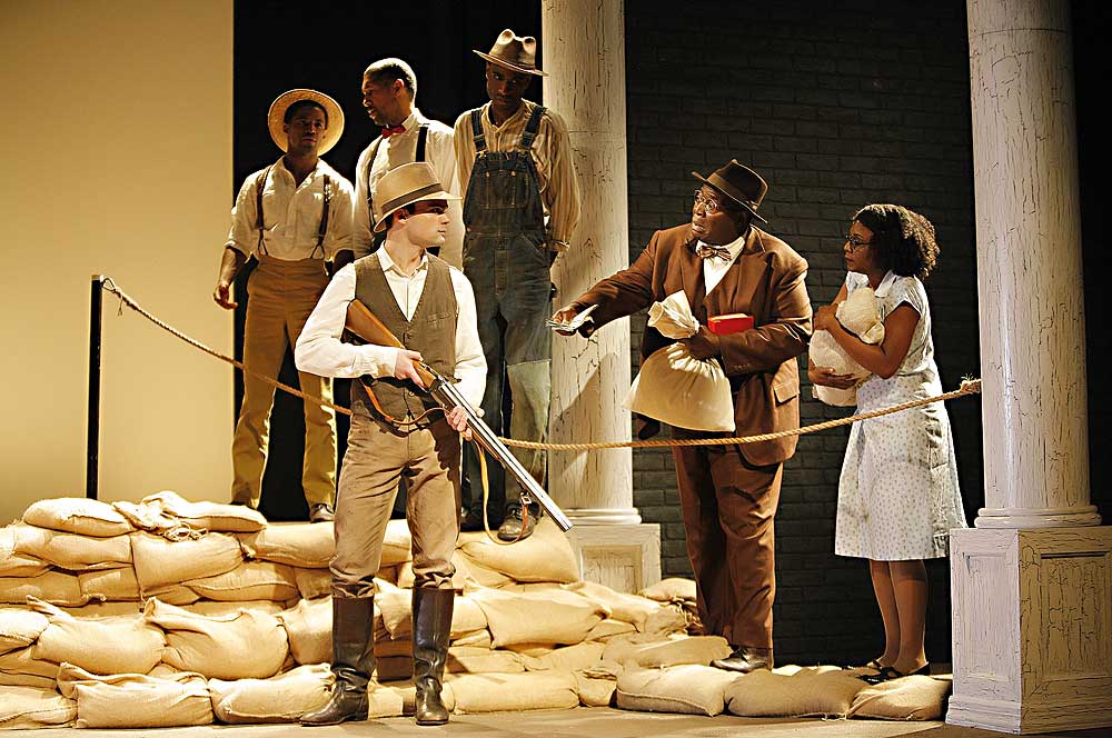 Marcus Gardley's "On the Levee," directed by Lear deBessonet at LCT3 in 2010. (Photo by Erin Baiano)